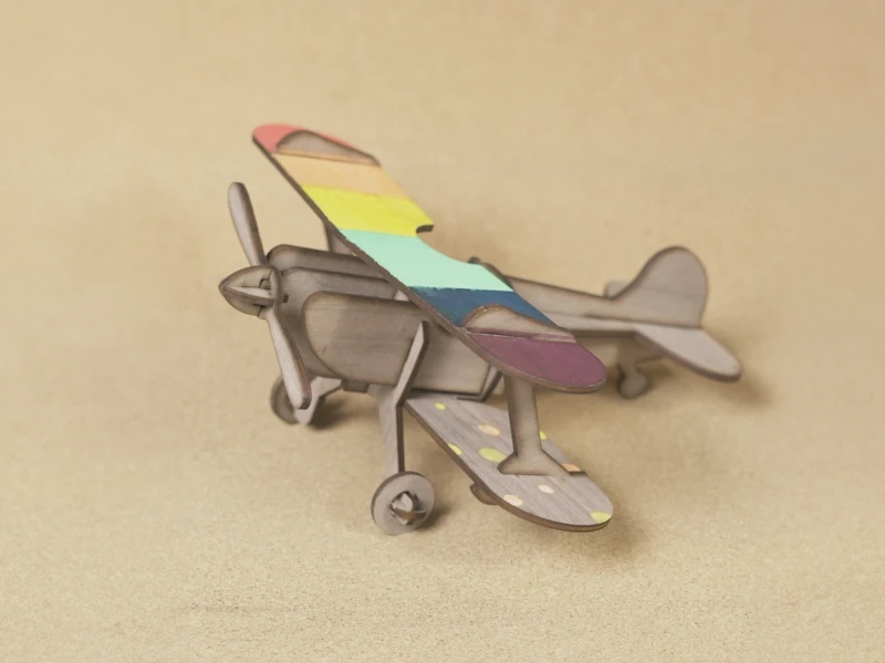 Wooden Aircraft Model for Kids