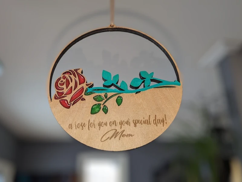 Hanging Rose for Mom