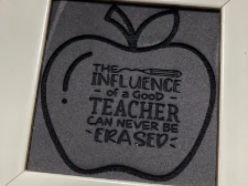 Teachers Day coaster and picture  made from EVA Foam