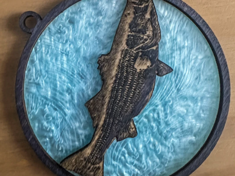 DerivativeCreation - Layered Fishing Ornament 