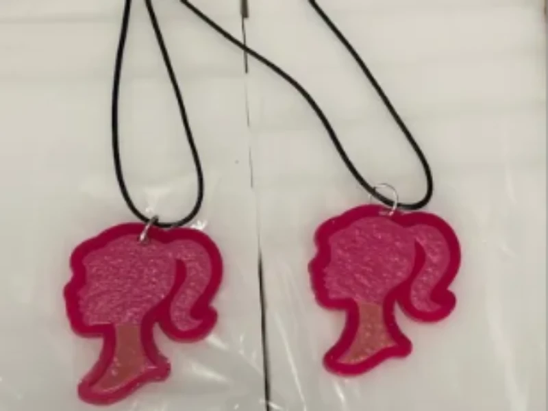 Summer Crafts Barbie Acrylic Necklace and more Barbie collection