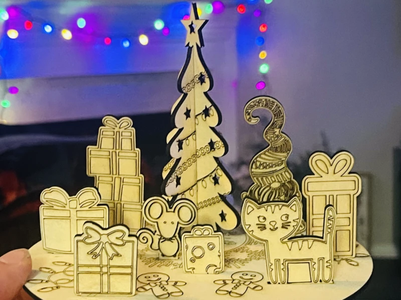 Pop-Up 3D Christmas Card
