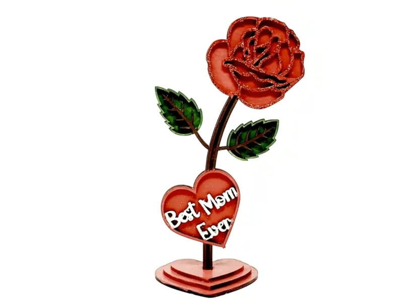 How to Create a Mother's Day Gift with xTool M1 | xTool M1 Laser Cutter Wooden Rose for Mother's Day