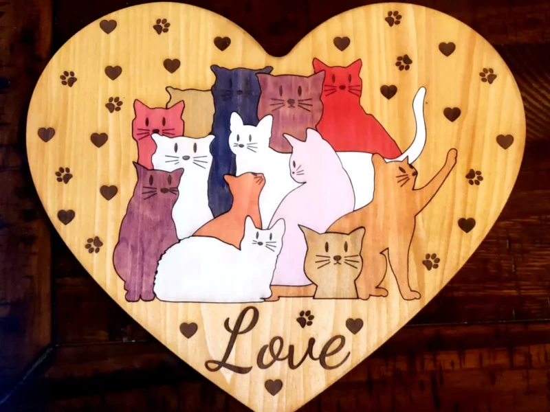 Cats Puzzle (Valentine version)