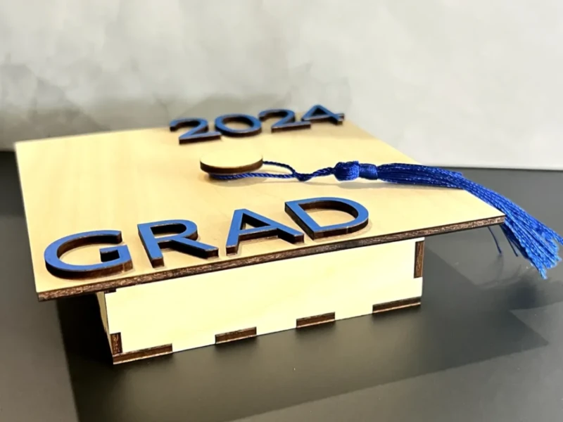 Graduation Cap Gift Box