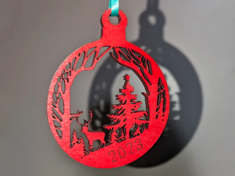 Xart generated Christmas tree Ornament.