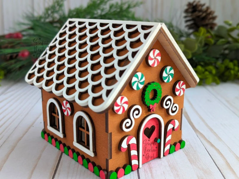 3D Gingerbread House (Christmas Creations)