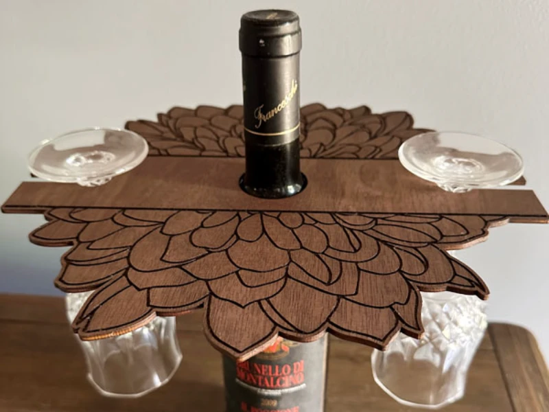 Autumn Picnic - Dahlia Wine Tray