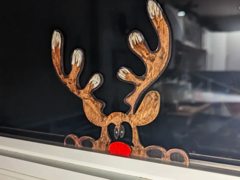 Reindeer Window Peeker