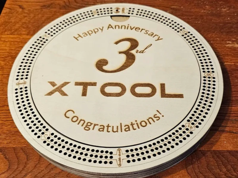 xTool 3rd Anniversary Cribbage Game