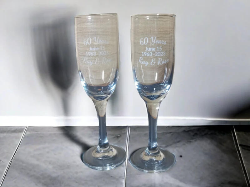 Custom Engraving on Wine Glasses